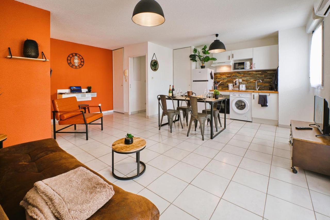 Tout Confort ! Calme, Climatisation, Piscine, Parking Gratuit, Grande Terrasse, Netflix, Wifi Carcassonne Exterior foto
