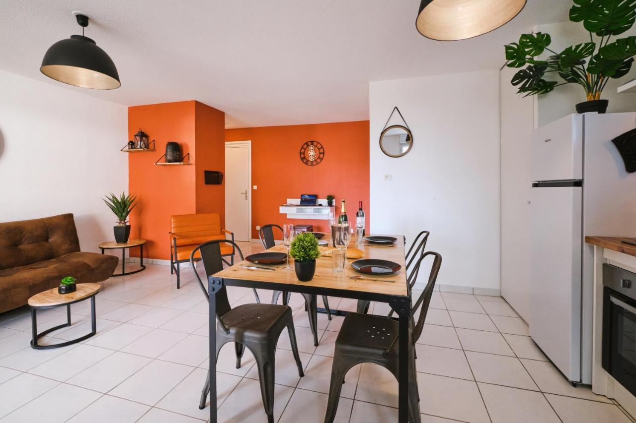 Ferienwohnung Tout Confort ! Calme, Climatisation, Piscine, Parking Gratuit, Grande Terrasse, Netflix, Wifi Carcassonne Exterior foto