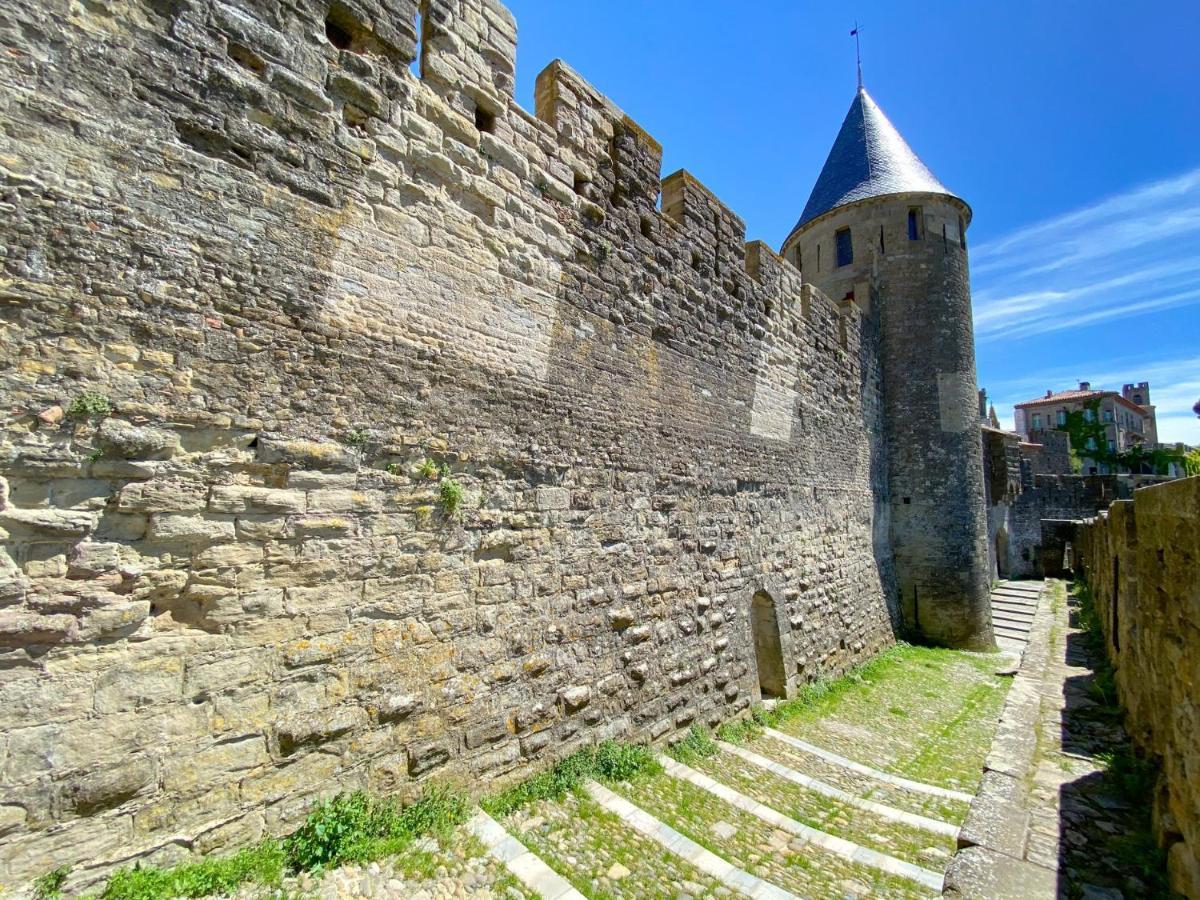 Ferienwohnung Tout Confort ! Calme, Climatisation, Piscine, Parking Gratuit, Grande Terrasse, Netflix, Wifi Carcassonne Exterior foto